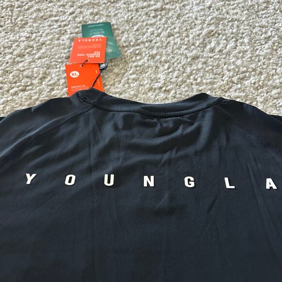 Men's YoungLA 474 speed compression athletic gym stretch, XL, NWT, Black - Picture 5 of 8
